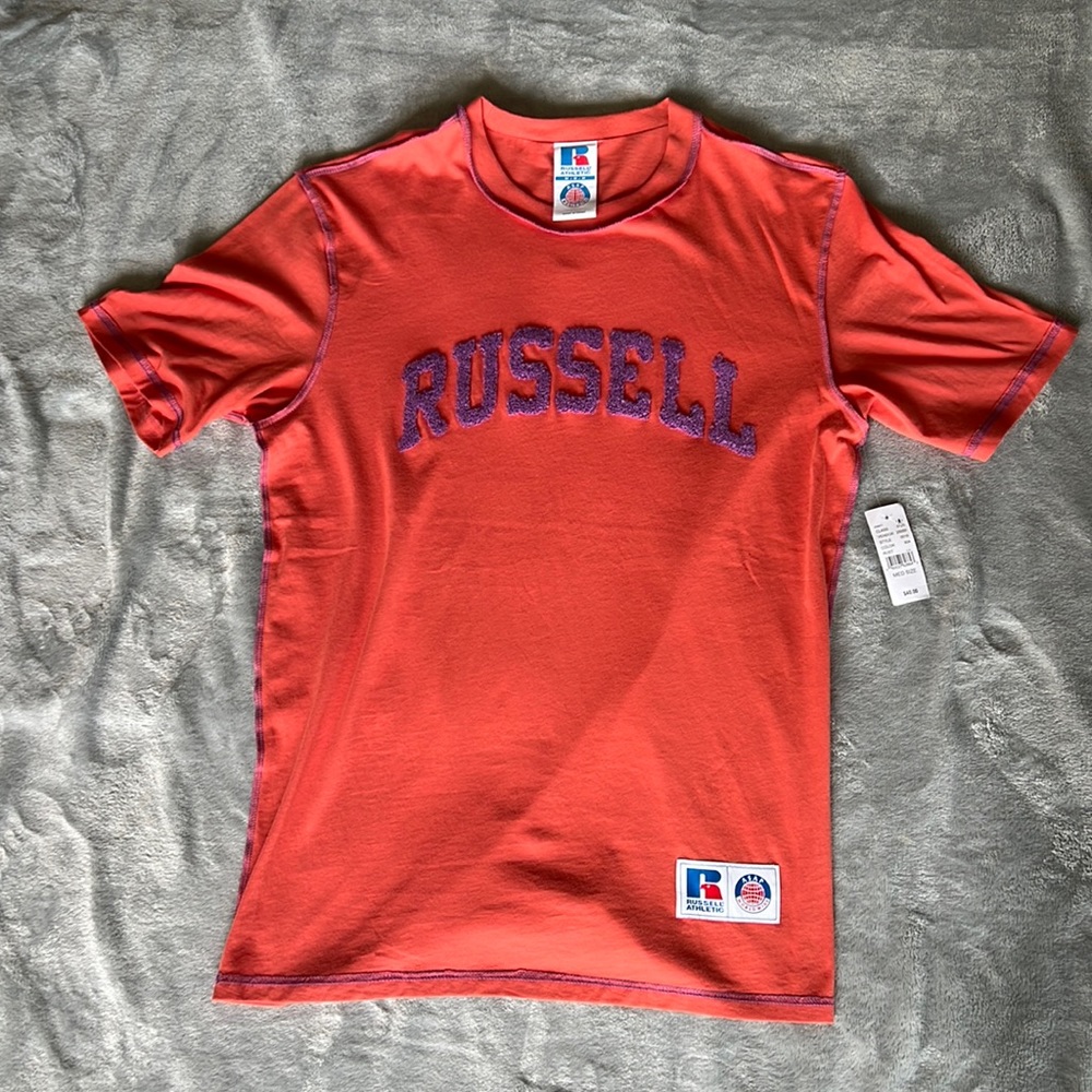PACSUN Russel Athletic T-Shirt - Size M - Unisex